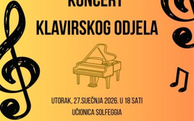 Koncert Klavirskog odjela