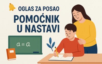 Javni poziv za pomoćnike u nastavi
